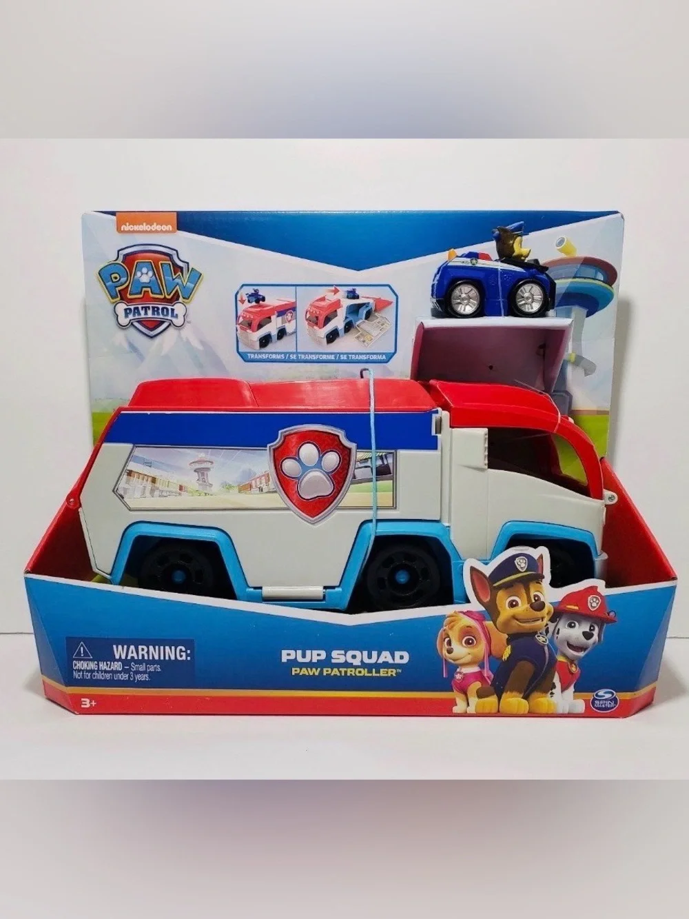 🆕 Nickelodeon PAW Patrol Pup Squad Patroller With Chase Vehicle